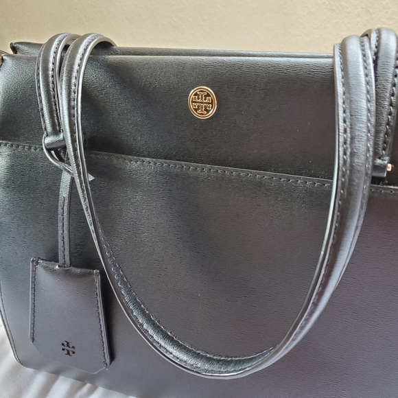 tory burch small Parker leather tote - Picture 7 of 15